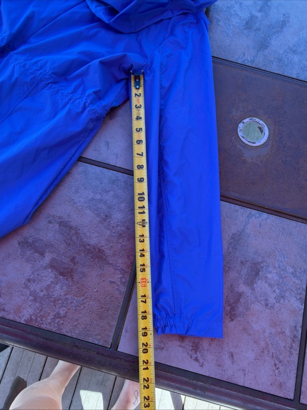 Fila Royal Blue Hooded Trench Coat - Picture 6 of 6